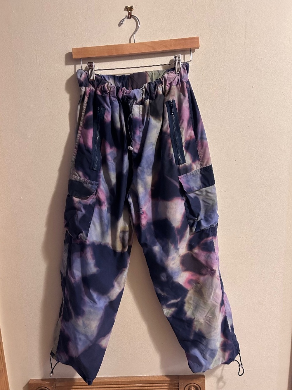 LC23 Italian made Baggy Windbreaker Ballon Pants Tie Dye